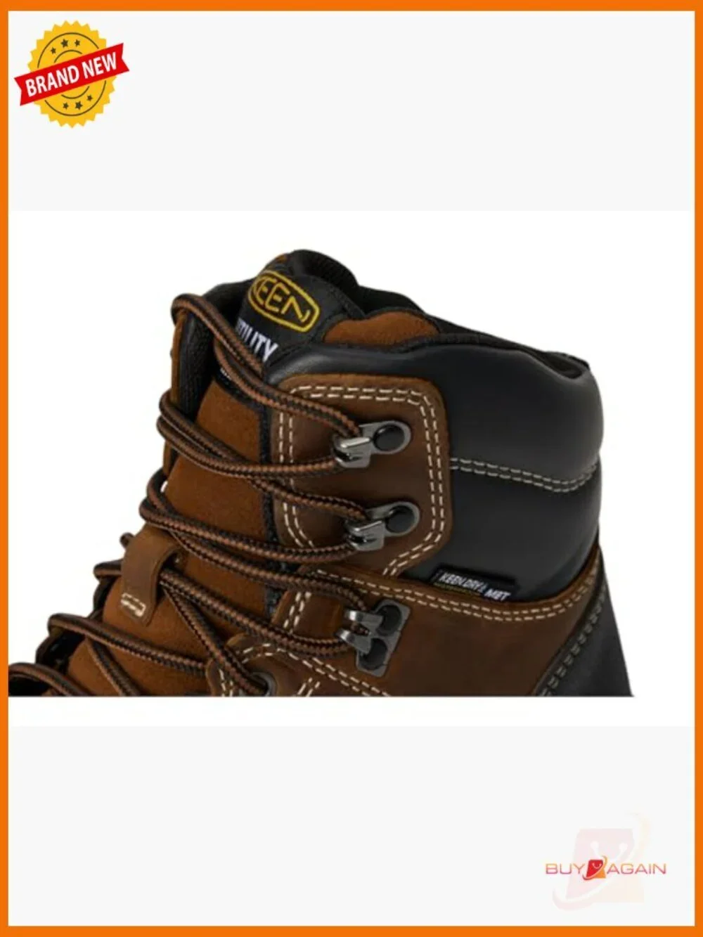 Composite Toe Waterproof Work Boots Internal Met Guard Lace-Up